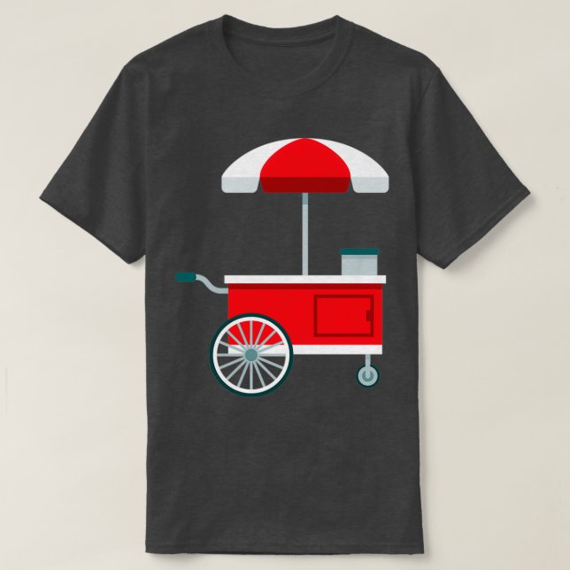 Camiseta Carro de alimentos (Diseño del anverso)