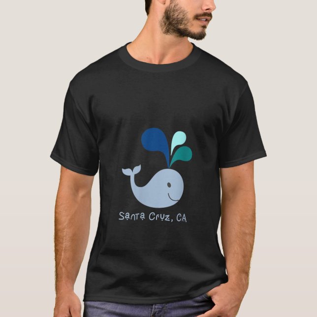 Camiseta Carro de amante de las ballenas de Santa Californi (Anverso)