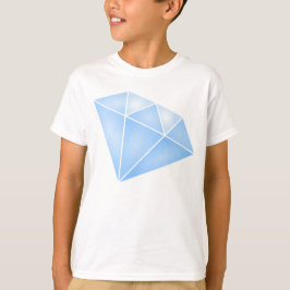 Camiseta Carro de brillantes diamantes azules