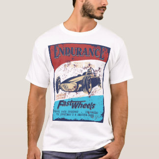 Camiseta Carro de carrera y motocicleta vintage para imprim