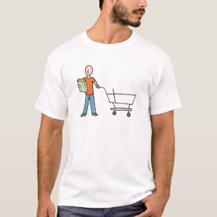 Camiseta Carro de empaquetado del ultramarinos de la