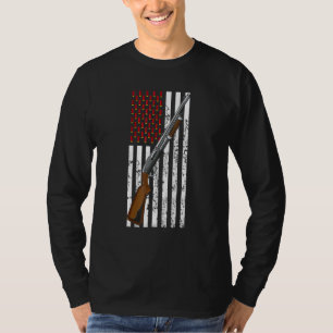 Camiseta Carro de escopeta con bandera de escopeta de Estad