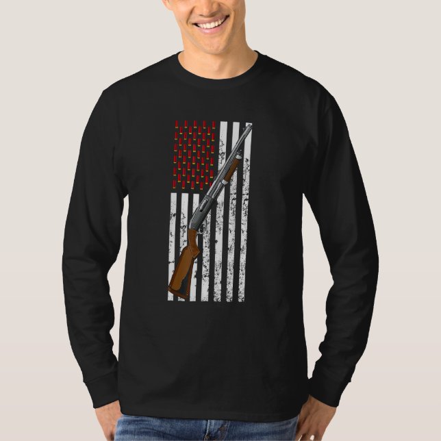 Camiseta Carro de escopeta con bandera de escopeta de Estad