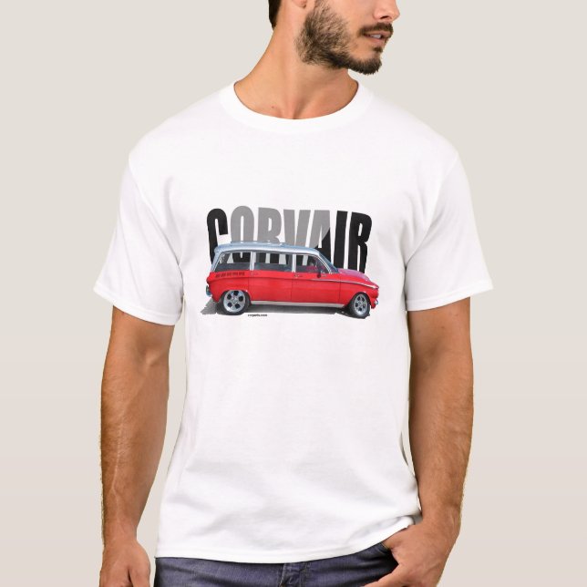 Camiseta Carro de General Motors CORVAIR (Anverso)