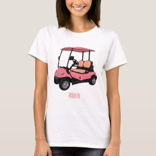 Camiseta Carro de golf / ilustracion personalizado de coche