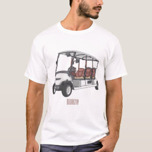 Camiseta Carro de golf / ilustracion personalizado de coche