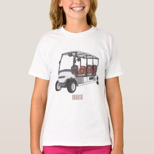Camiseta Carro de golf / ilustracion personalizado de coche