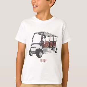 Camiseta Carro de golf / ilustracion personalizado de coche