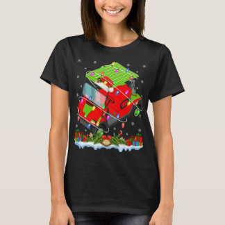 Camiseta Carro de golf Lover Familia Coincidiendo con Santa