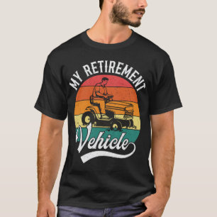 Camiseta Carro de golf Mi retiro Vehículo Gracioso Jubilaci