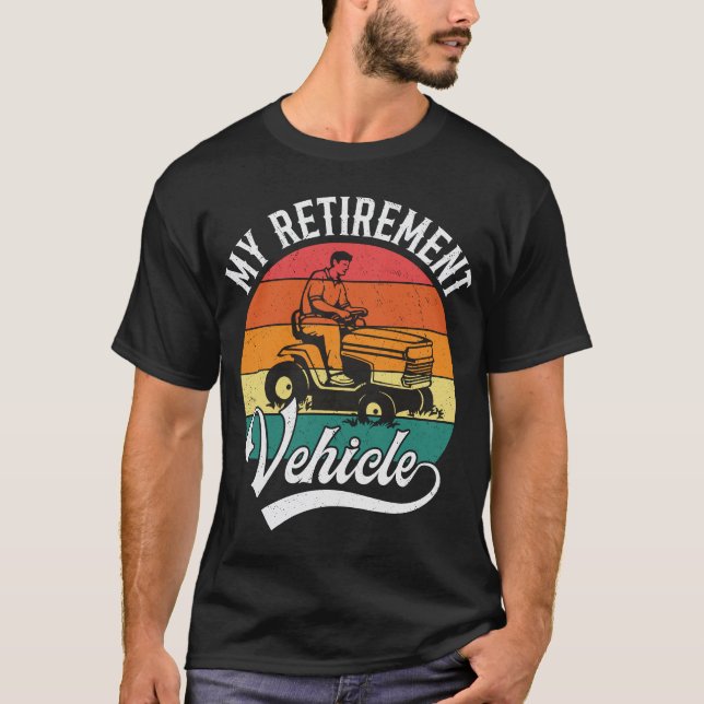Camiseta Carro de golf Mi retiro Vehículo Gracioso Jubilaci (Anverso)