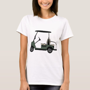 Camiseta Carro de golf verde