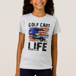 Camiseta Carro De Golf Vida Gracioso Carro De Golf Con Band