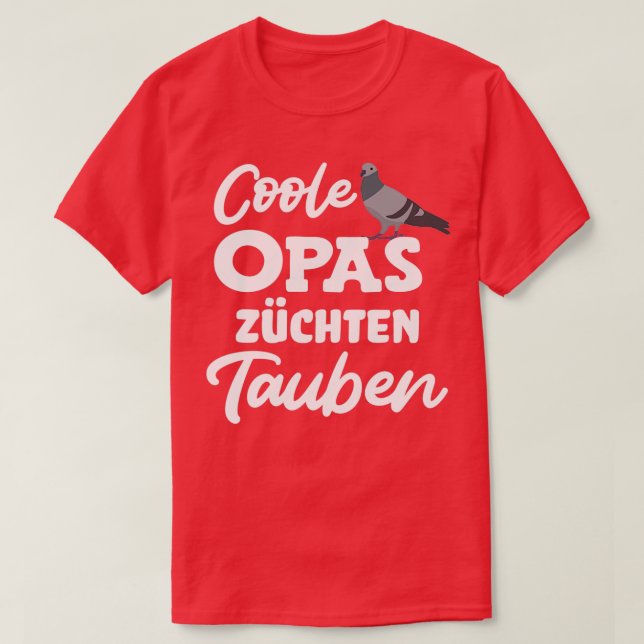 Camiseta Carro de granos de palomas de la raza de las abuel (Diseño del anverso)