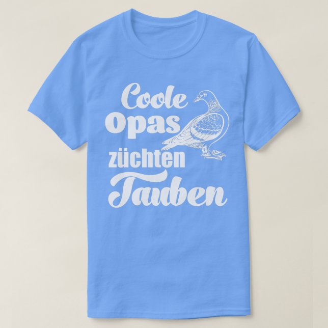 Camiseta Carro de granos de palomas de la raza de las abuel (Diseño del anverso)