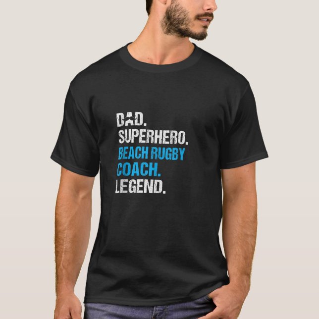 Camiseta Carro de humor divertido para entrenador de rugby  (Anverso)