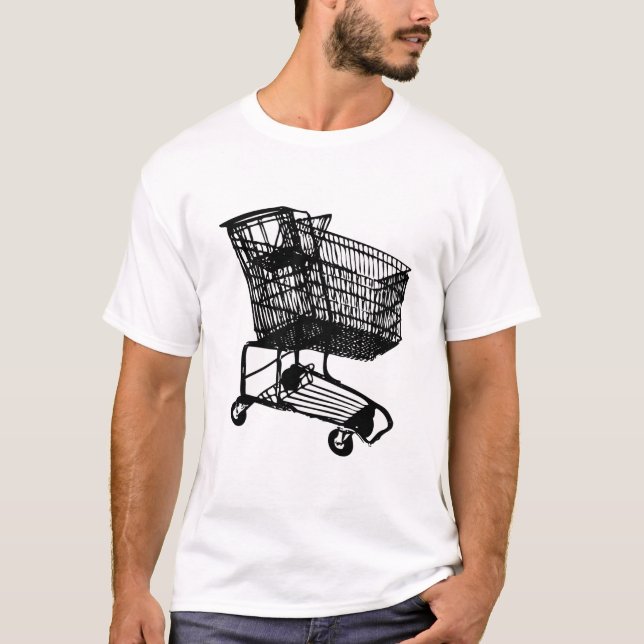 Camiseta carro de la compra (Anverso)