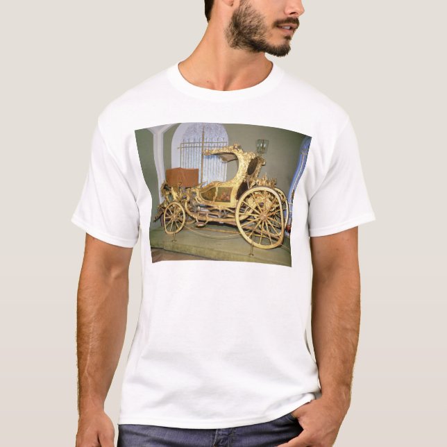 Camiseta Carro de la góndola de la emperatriz Catherine II (Anverso)