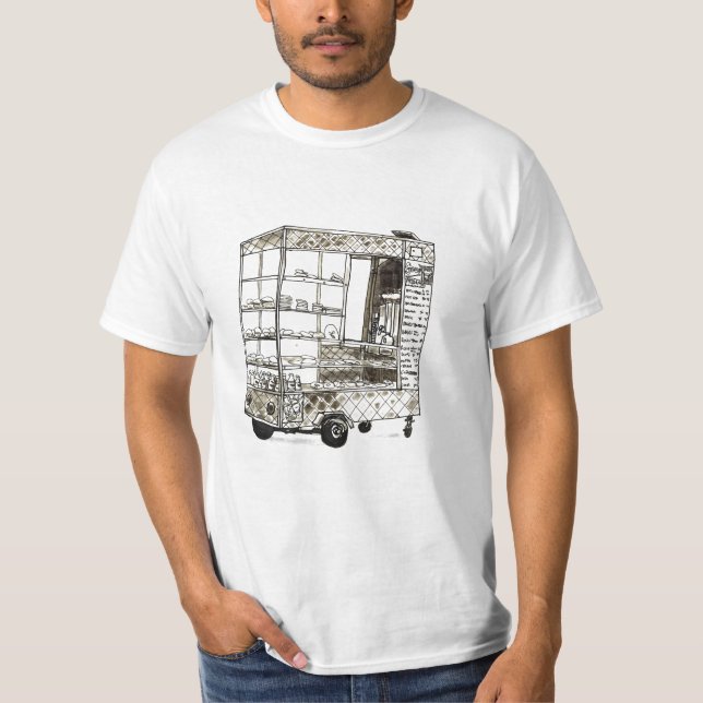 Camiseta Carro del café (Anverso)