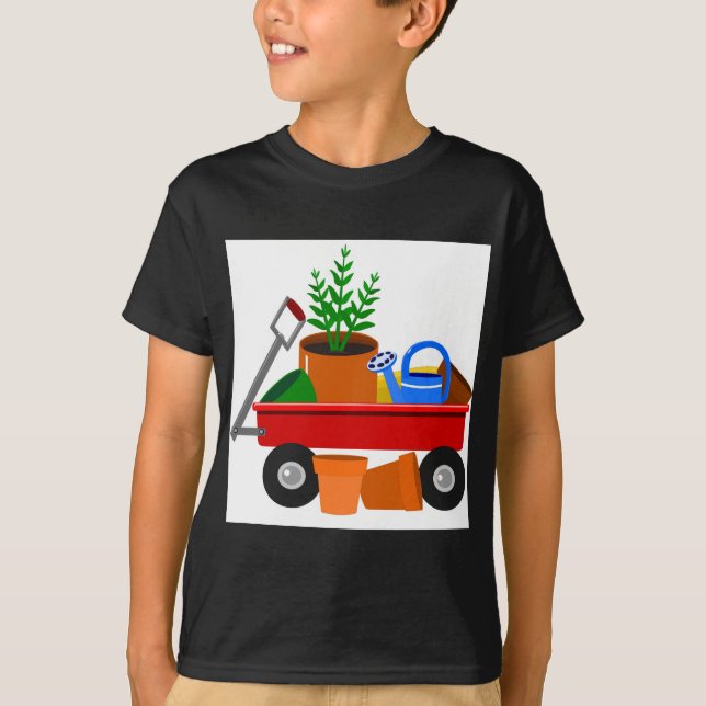 Camiseta Carro del jardín (Anverso)