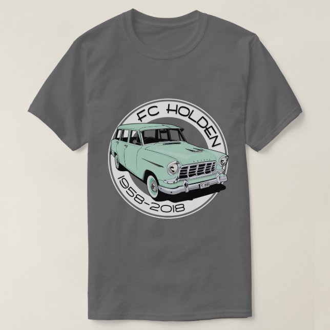 Camiseta Carro estándar de FC Holden - verde del hielo (Diseño del anverso)