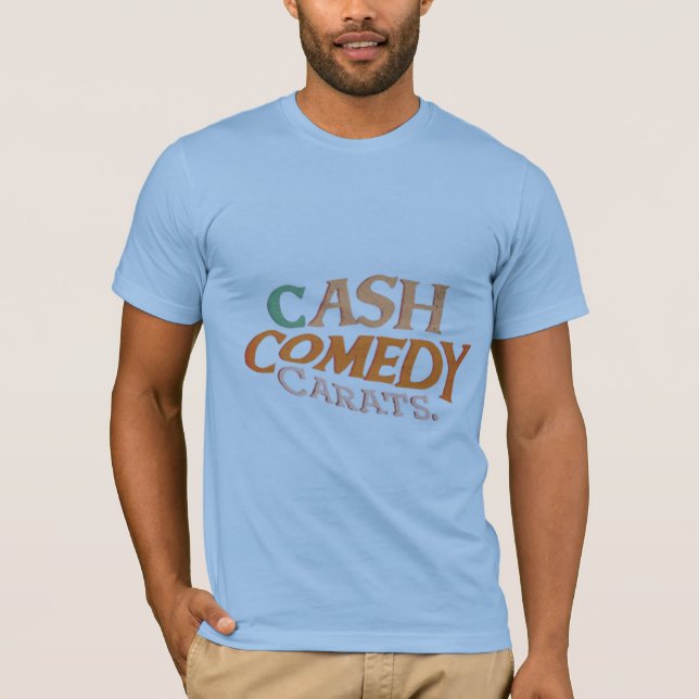 Camiseta Carros de comedia en efectivo (Anverso)