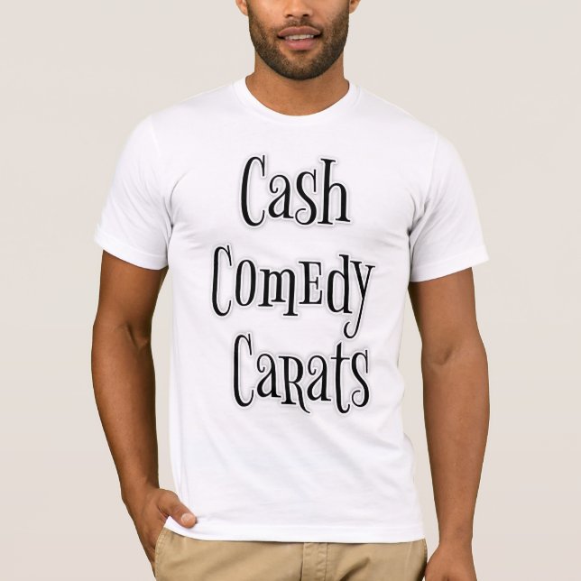 Camiseta Carros de comedia en efectivo (Anverso)