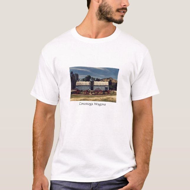 Camiseta Carros de Conestoga (Anverso)