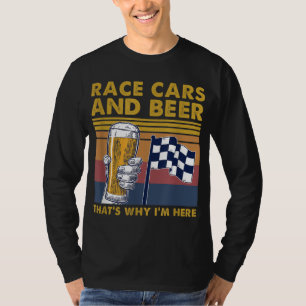 Camiseta Carros de raza vintage marca cerveza por eso