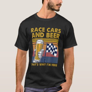 Camiseta Carros de raza vintage marca cerveza por eso