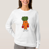 Carrot as Boxer with Boxing gloves