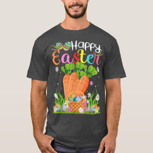 Camiseta Carrot Bunny Egg Hunt Funny Carrot Feliz Pascua