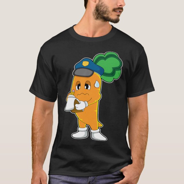 Camiseta Carrot Cop Ticket Police (Anverso)