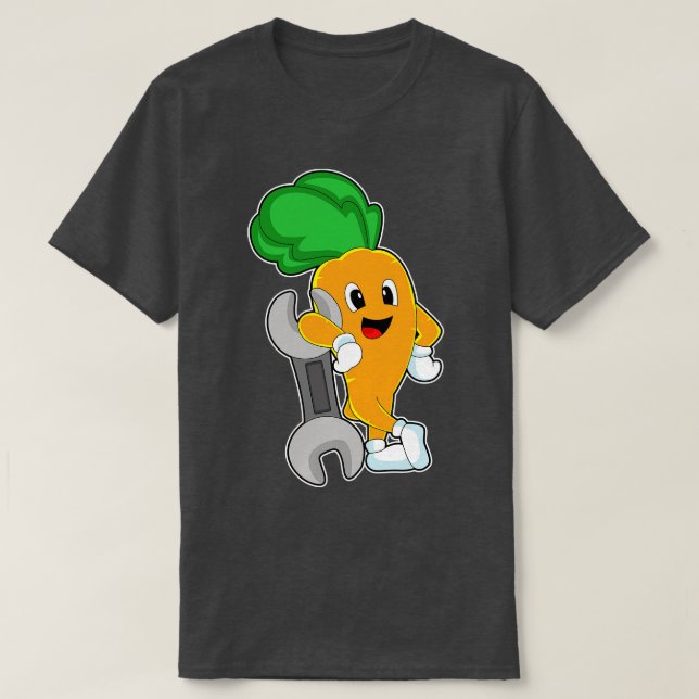 Camiseta Carrot Handyman Wrench (Diseño del anverso)