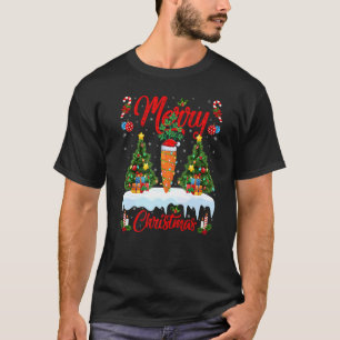 Camiseta Carrot Luces Navidades del árbol de navidad Santa 