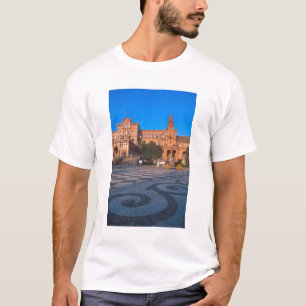 Camiseta Carruaje de caballos en la Plaza de España en