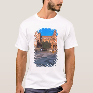 Camiseta Carruaje tirado por caballos en la Plaza de España