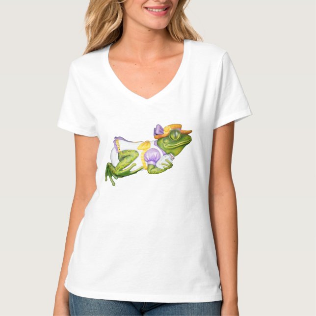 Camiseta Carrusel Animal Frog Photo T-Shirt (Anverso)
