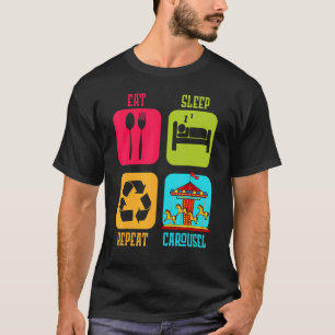 Camiseta Carrusel de caballos Tornado Carnival
