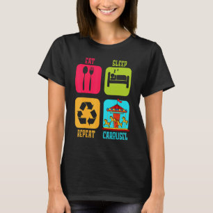 Camiseta Carrusel de caballos Tornado Carnival