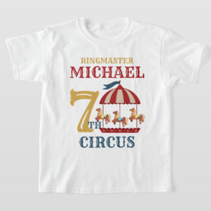 Camiseta Carrusel retro Carnaval Carnaval Camisas de cumple