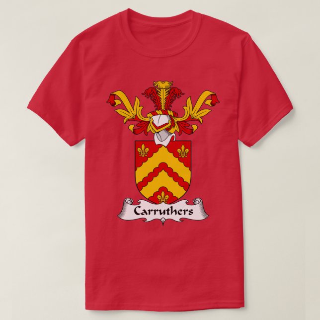 Camiseta Carruthers Coat of Arms Family Crest  (Diseño del anverso)