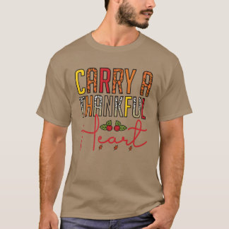Camiseta Carry Ahankful Heart retro