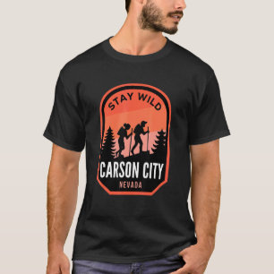 Camiseta Carson City Nevada Senderismo Por La Naturaleza