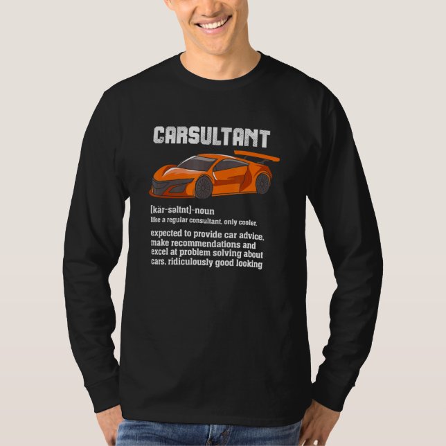 Camiseta Carsultant Car Guy Diesel Mechanic (Anverso)