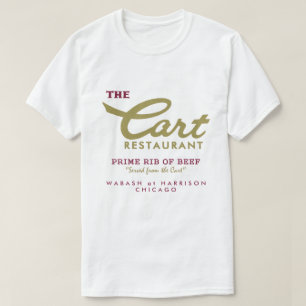 Camiseta Cart Restaurant, Wabash y Harrison, Chicago, IL