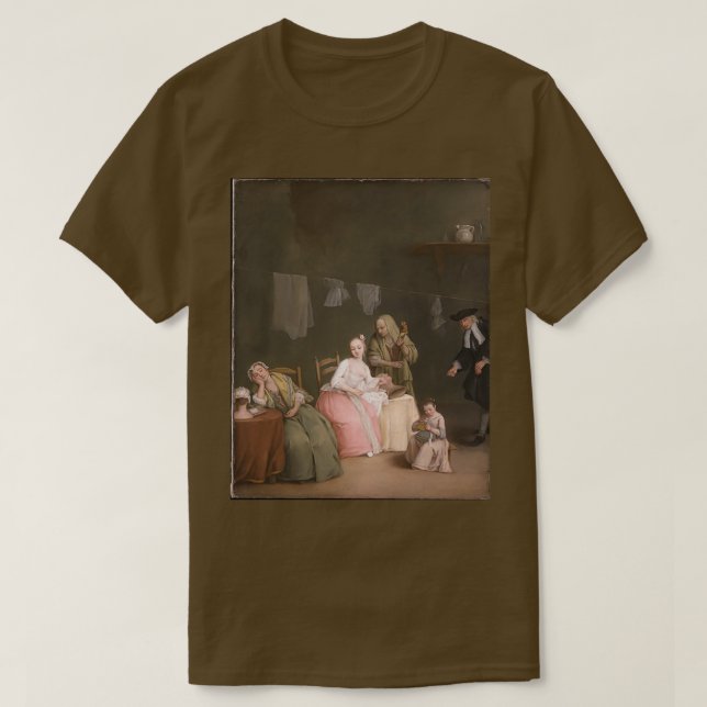 Camiseta Carta 1746 de Pietro Longhi Pietro Falca (Diseño del anverso)