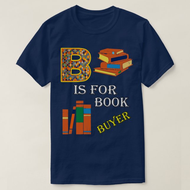 Camiseta Carta B para el comprador del libro (Diseño del anverso)