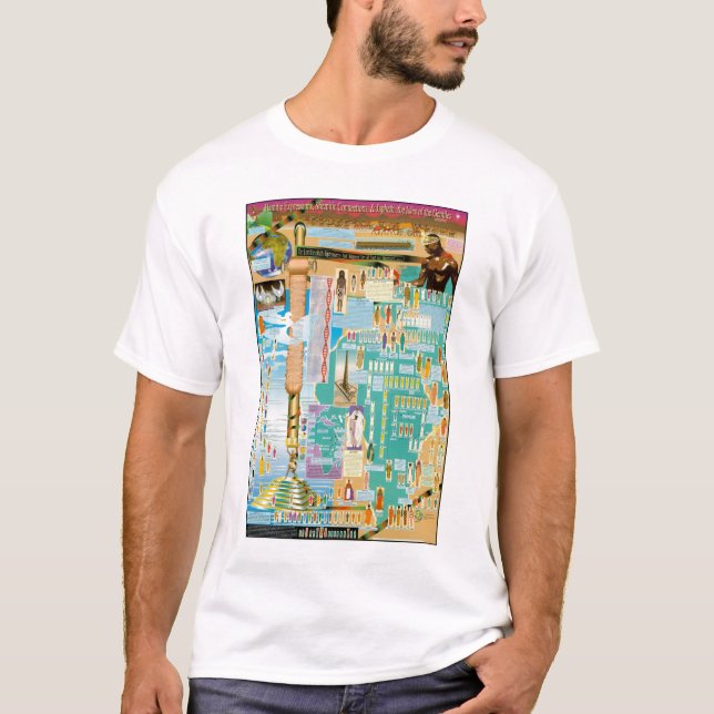 Camiseta Carta bíblica de la genealogía (Anverso)