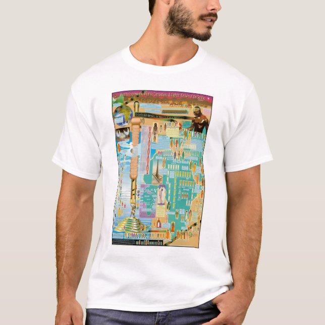 Camiseta Carta bíblica de la genealogía (Anverso)